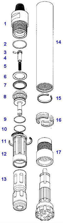 Пневмоударник Mincon 6DHSD6