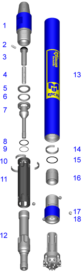 Пневмоударник Mincon MC30